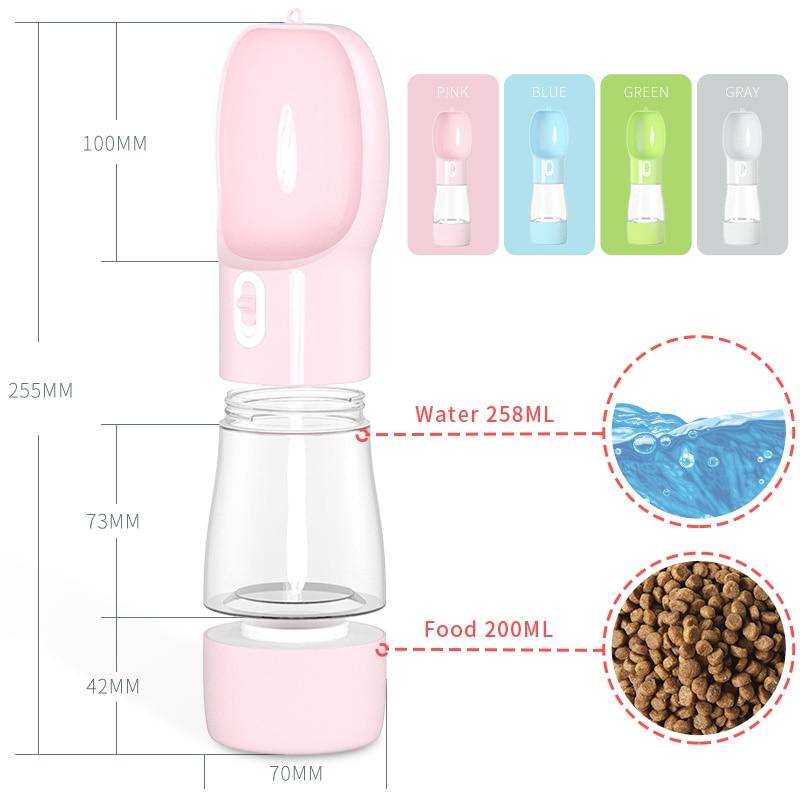 Bottle&Bowl™ | Gourde pour chien - Coeur de Toutou