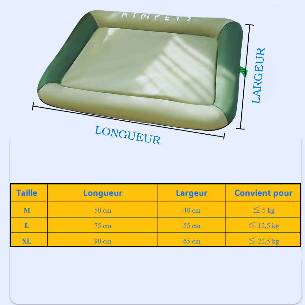 Coussin Imperméable pour Chien | ArmorRest™ - Confort Orthopédique & Résistance Extrême