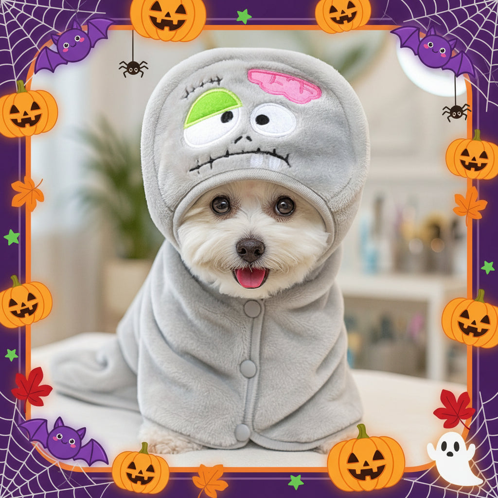 peignoir pour chien halloween