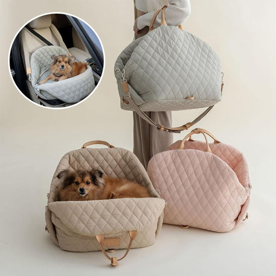 Sac de Transport pour Chien de Luxe | CozyRide™ - Élégance, Sécurité et Douceur en Voyage