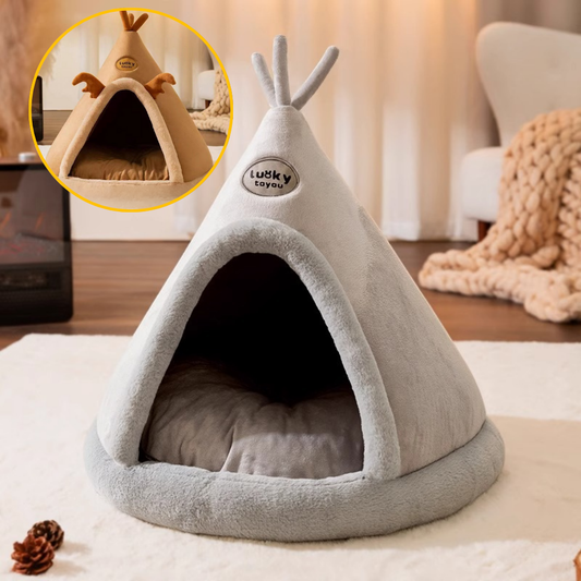 Niche pour Chien Tipi Douillet | Cabane Élan™
