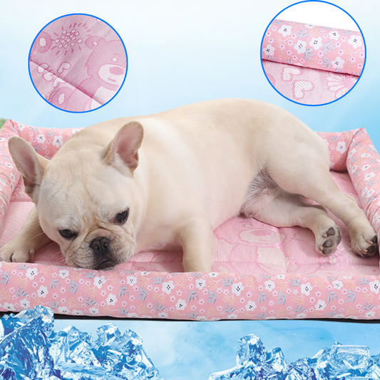 Tapis Rafraîchissant Pastel pour Chien | FreshPaws™ - Fraîcheur & Confort Estival
