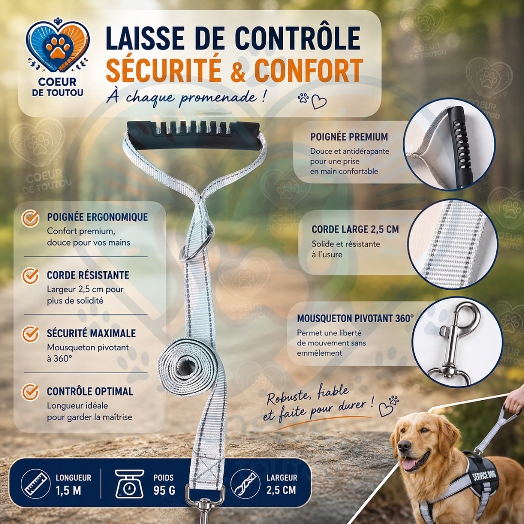 harnais anti traction pour chien pawcontrol