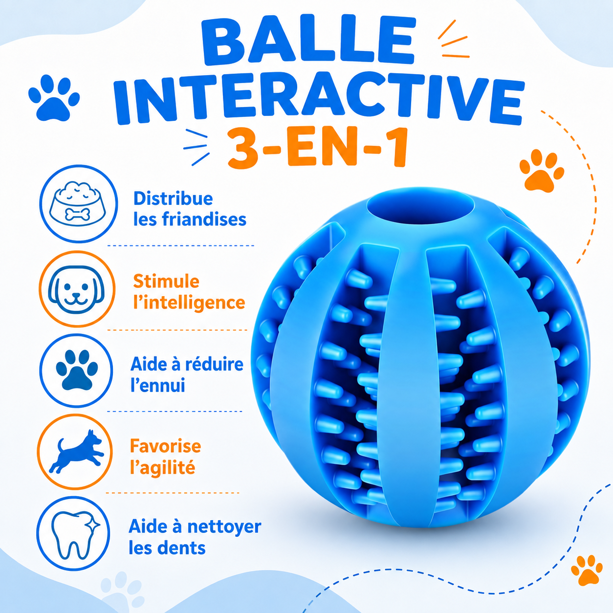 balle chien