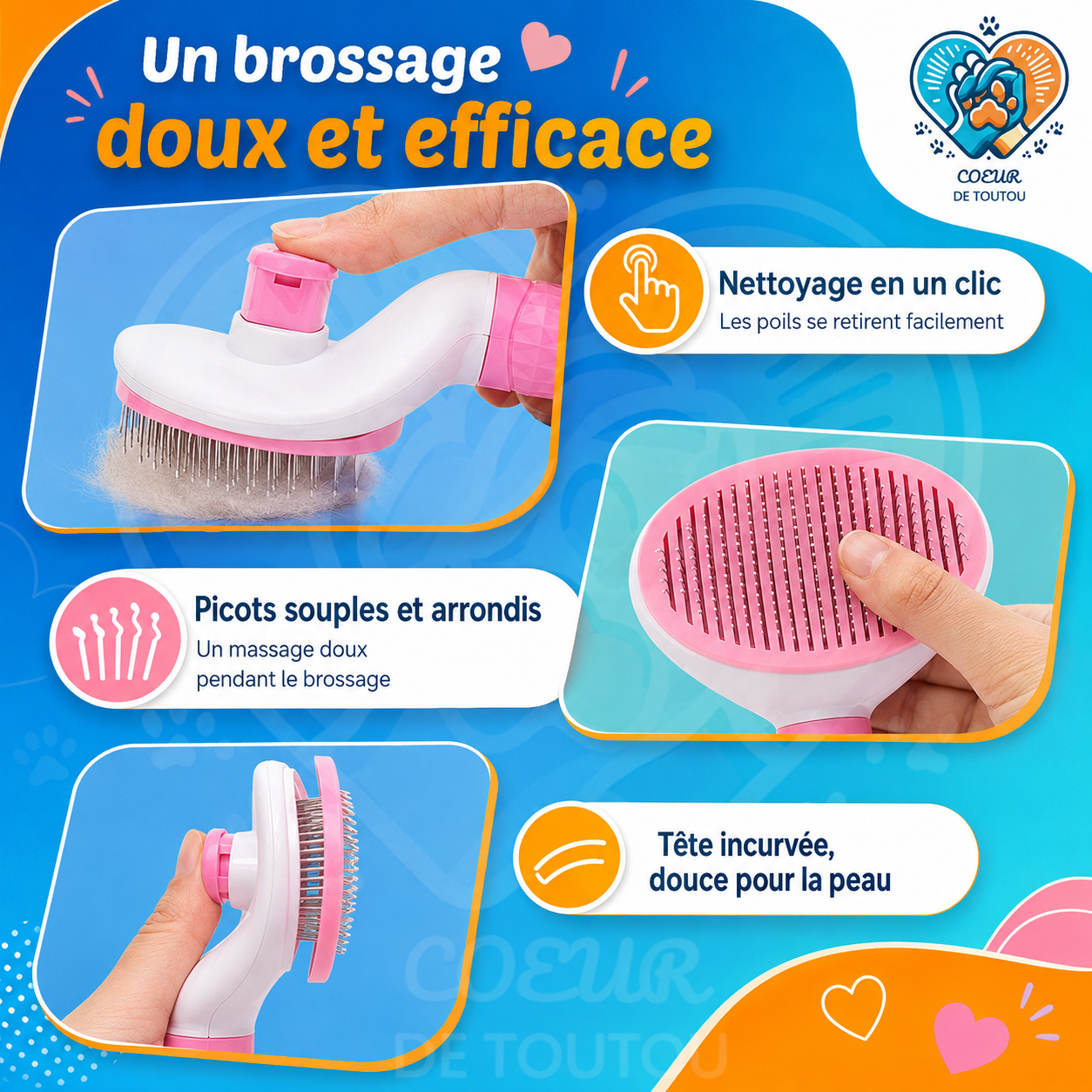 kit de toilettage complet pour chien