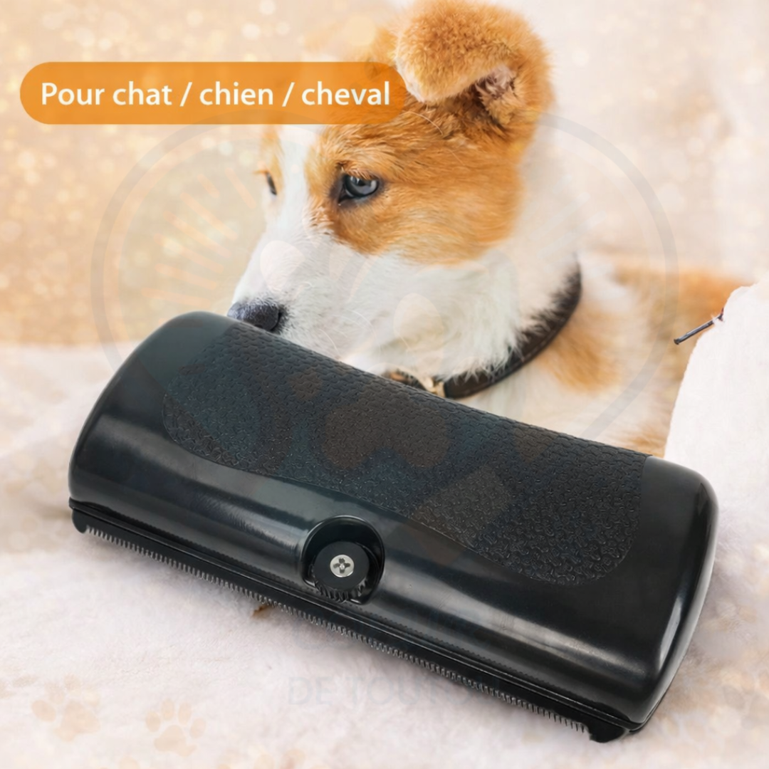 Brosse démêlante anti-poils pour chien et chat | SilkFur™