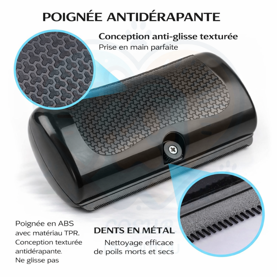 Brosse démêlante anti-poils pour chien et chat | SilkFur™