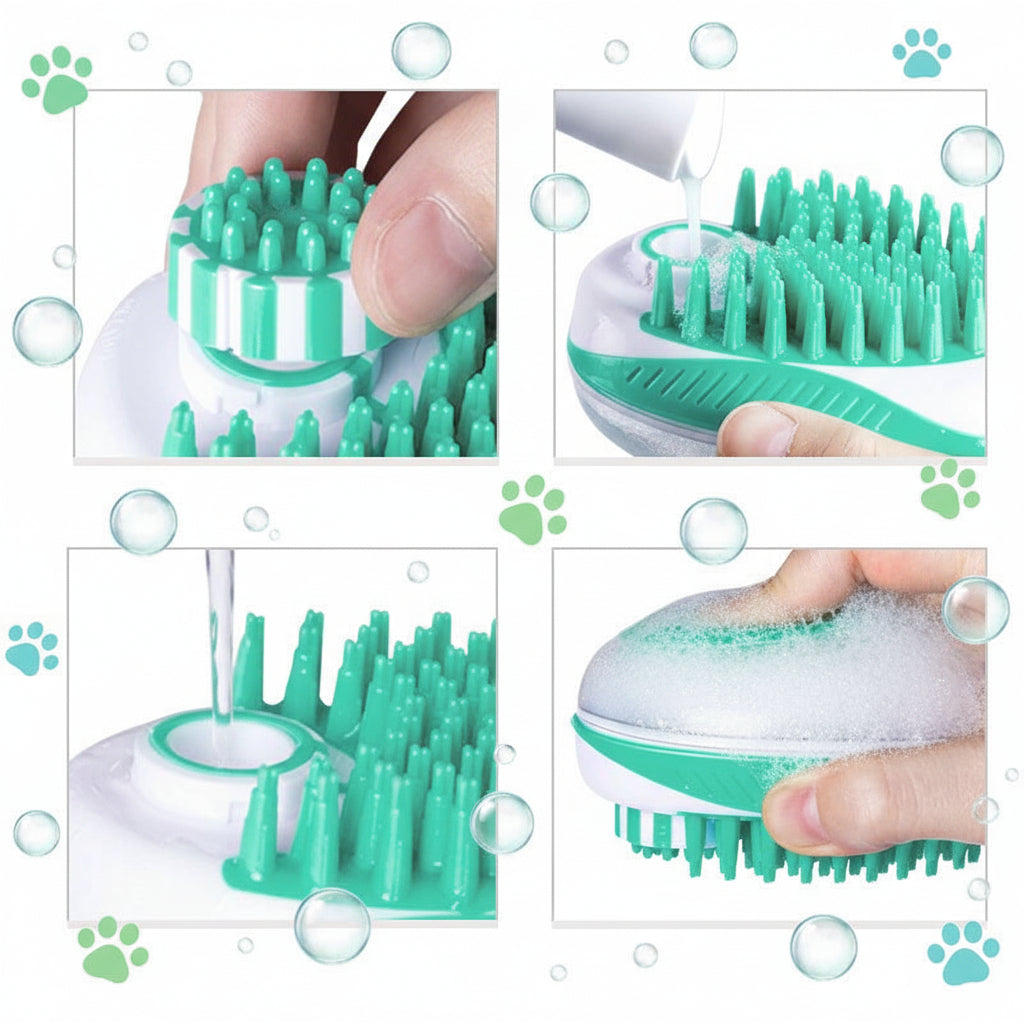 brosse bain pour chien