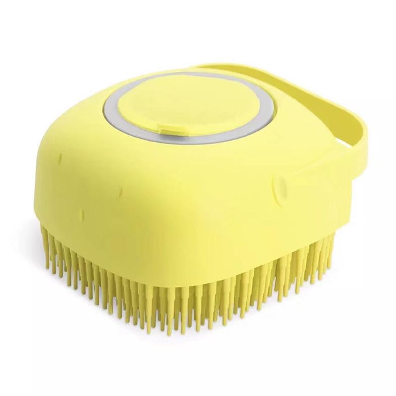BrossyDog™ - Brosse de bain pour animaux 2 en 1 | chien - Coeur de Toutou