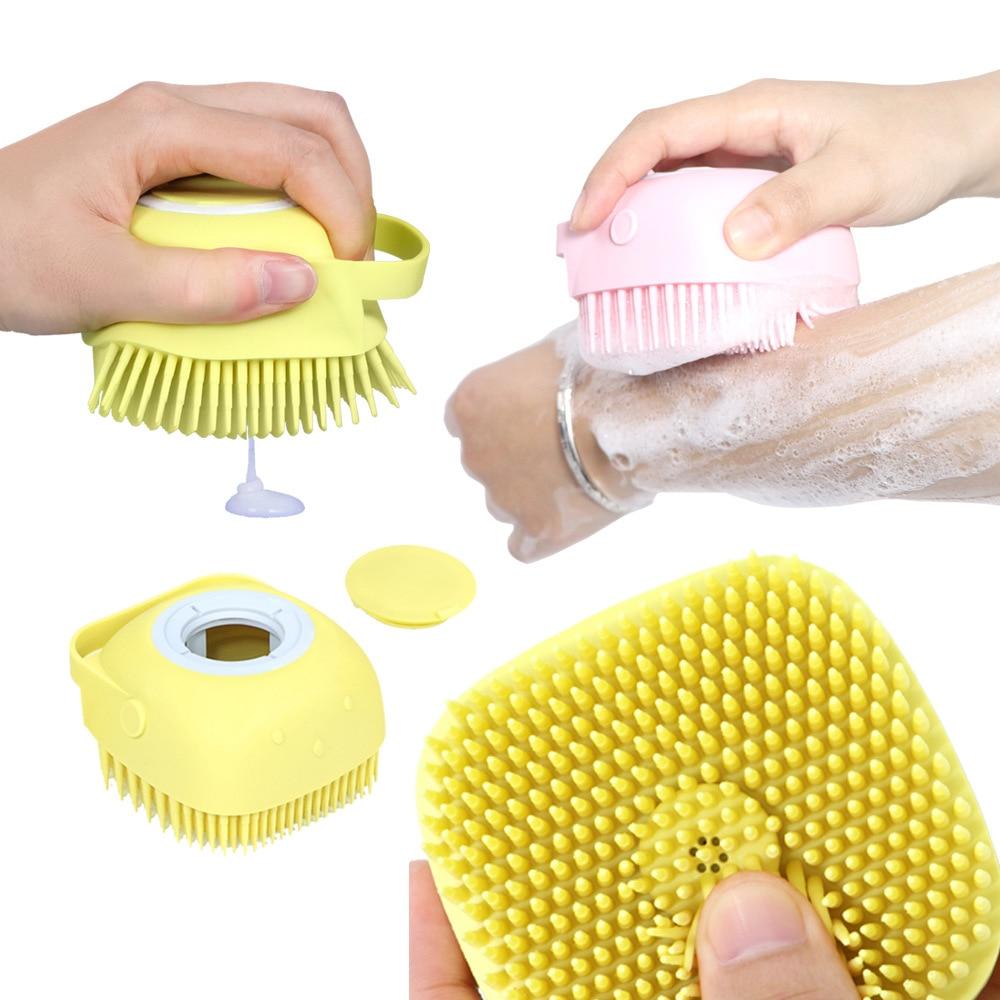 BrossyDog™ - Brosse de bain pour animaux 2 en 1 | chien - Coeur de Toutou
