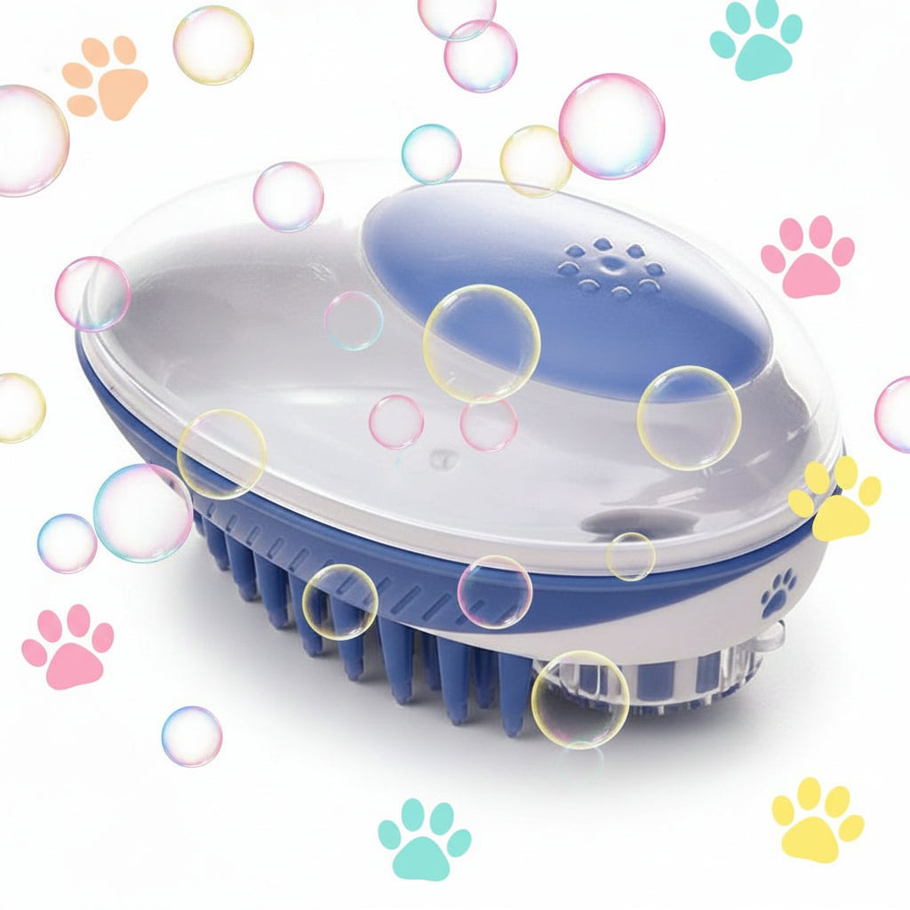 BrossyDog™ - Brosse de bain pour animaux 2 en 1 | chien - Coeur de Toutou