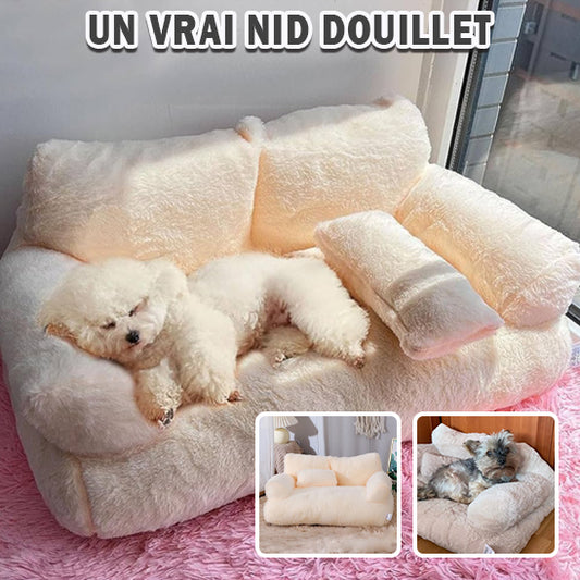 canapé-pour-chien-douillet-peluche