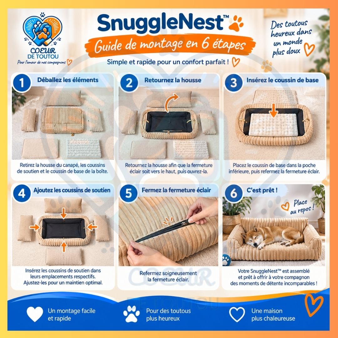 canapé orthopédique pour chien