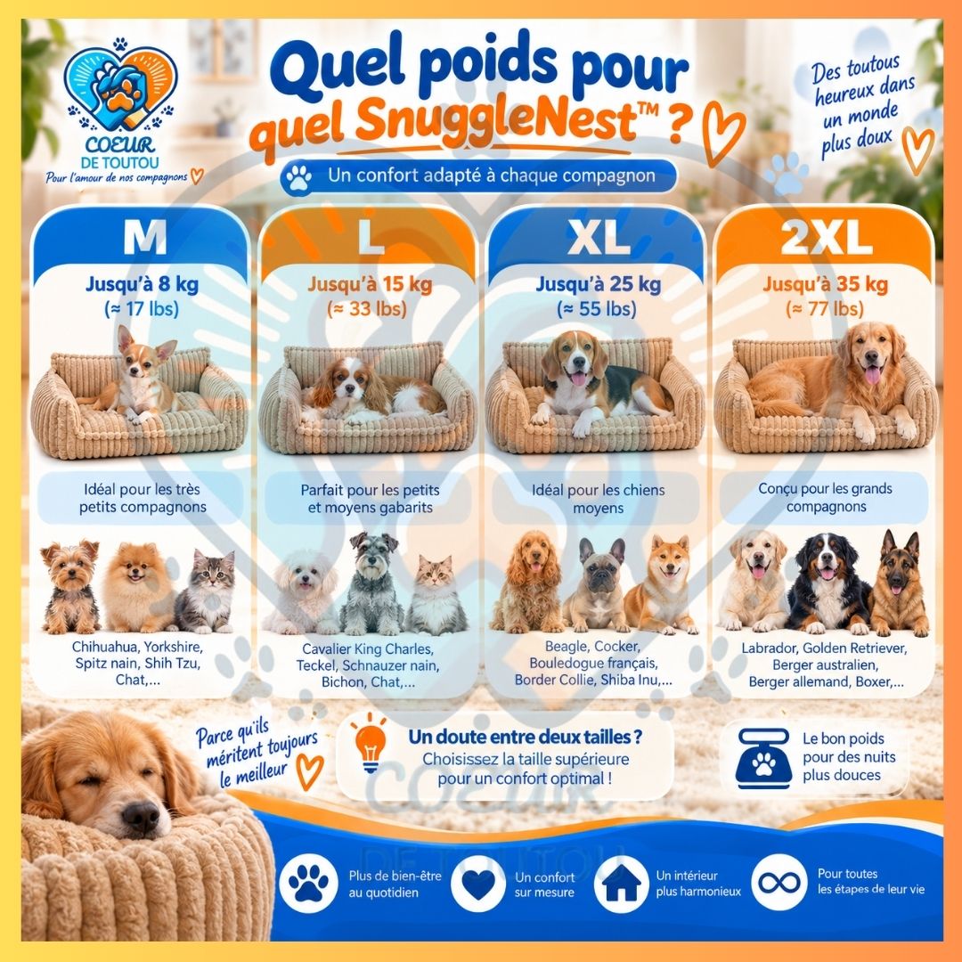 canapé orthopédique pour chien
