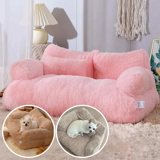 canapé-pour-chien-rose-tendance