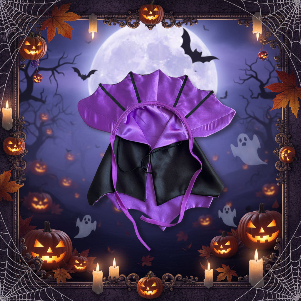 cape vampire halloween pour chien