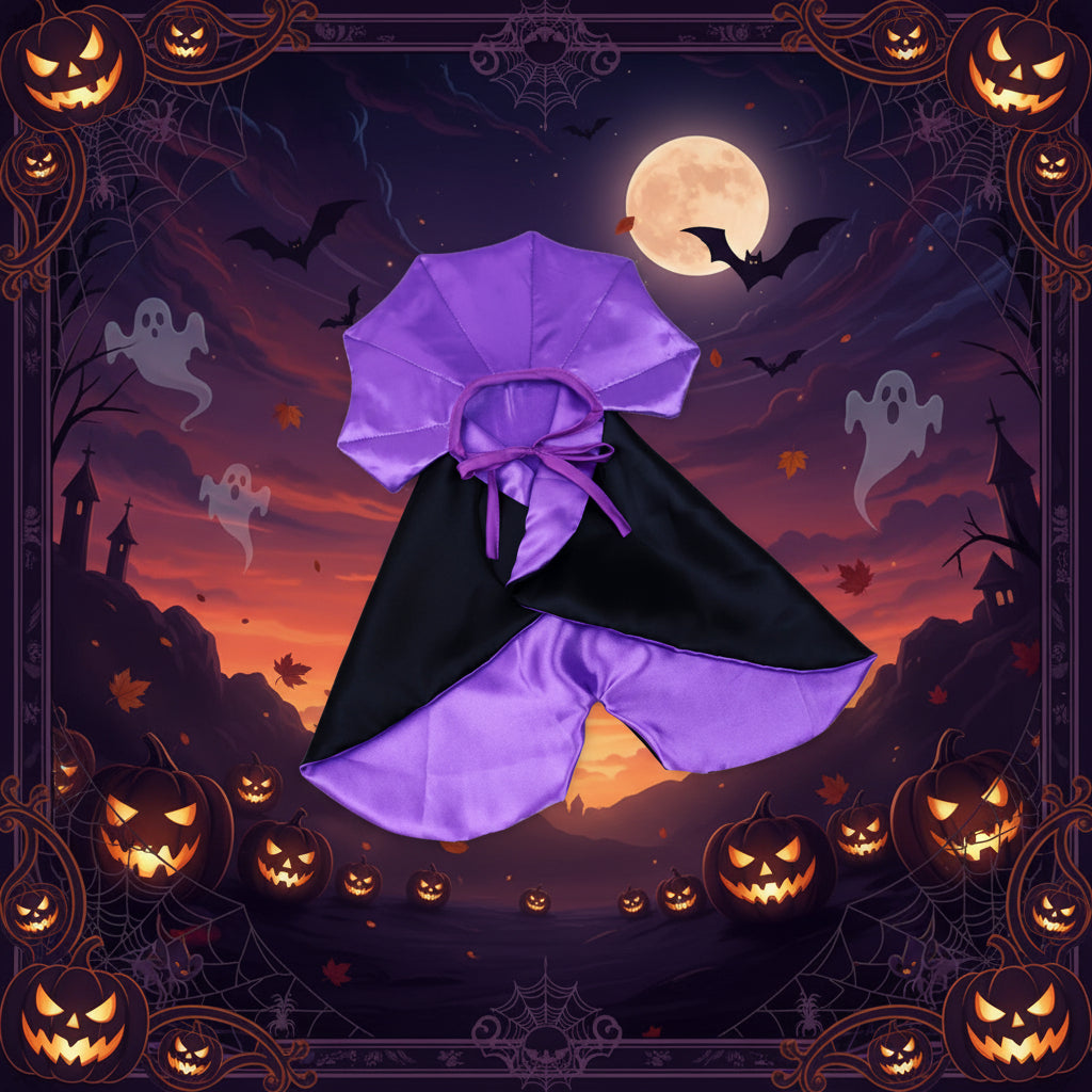 cape vampire halloween pour chien