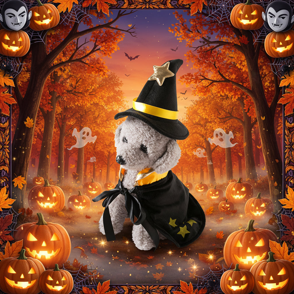 cape vampire halloween pour chien