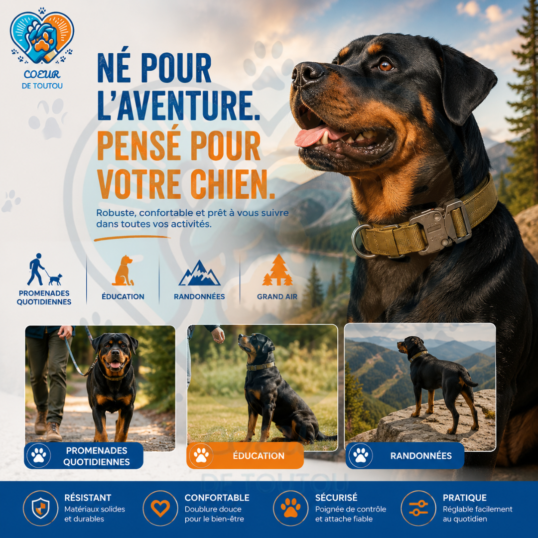 collier pour chien tactique