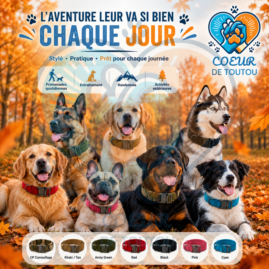 collier pour chien tactique