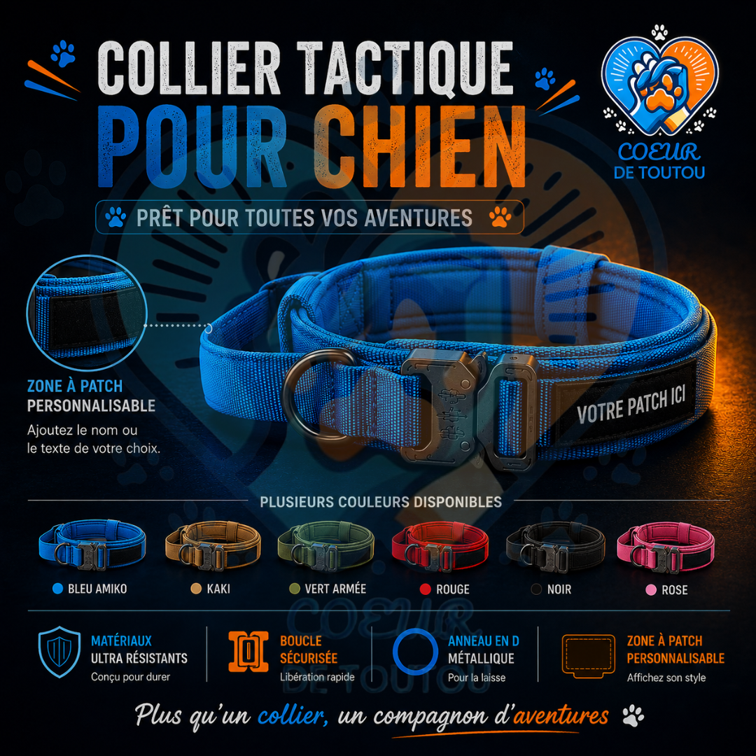 collier pour chien tactique