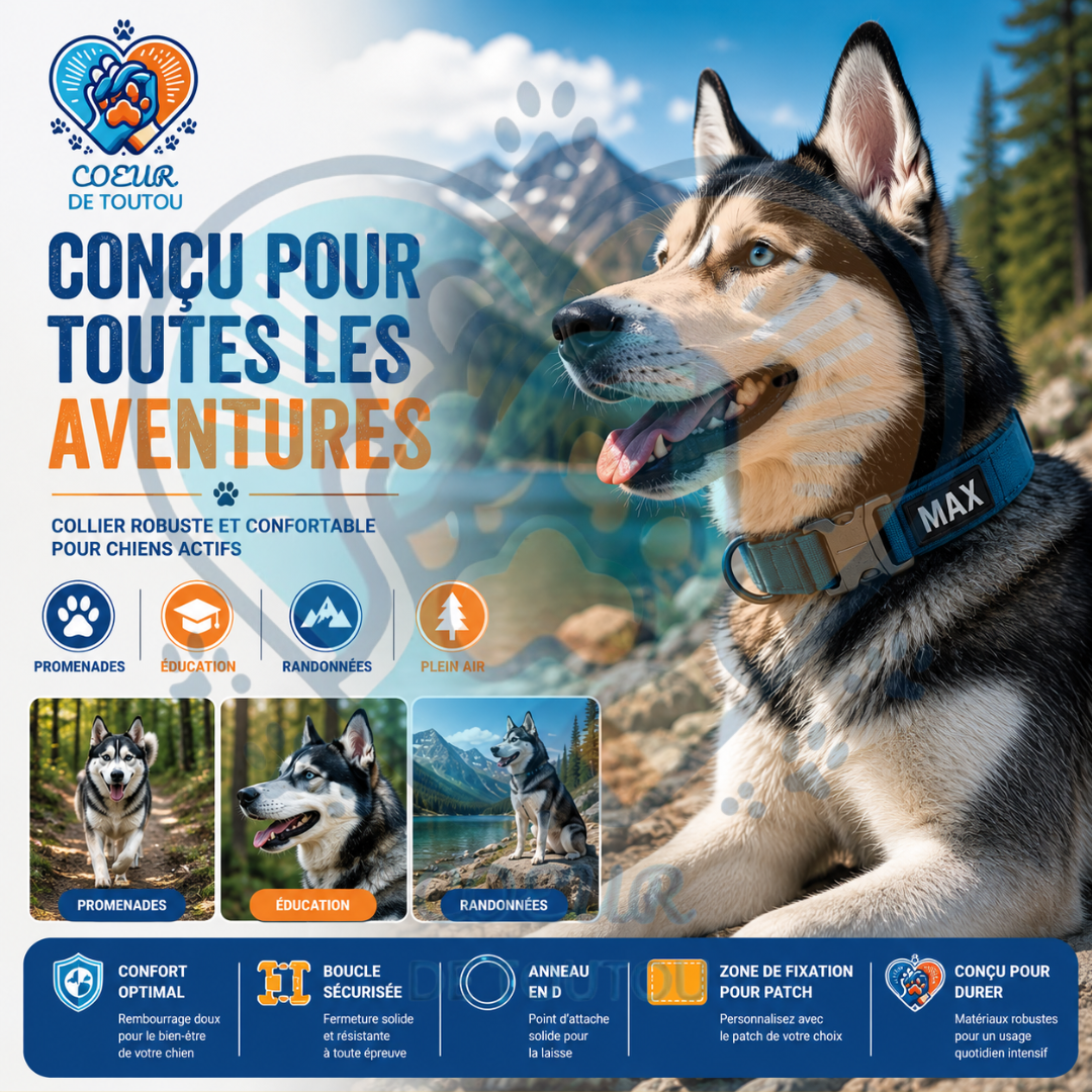 collier pour chien tactique