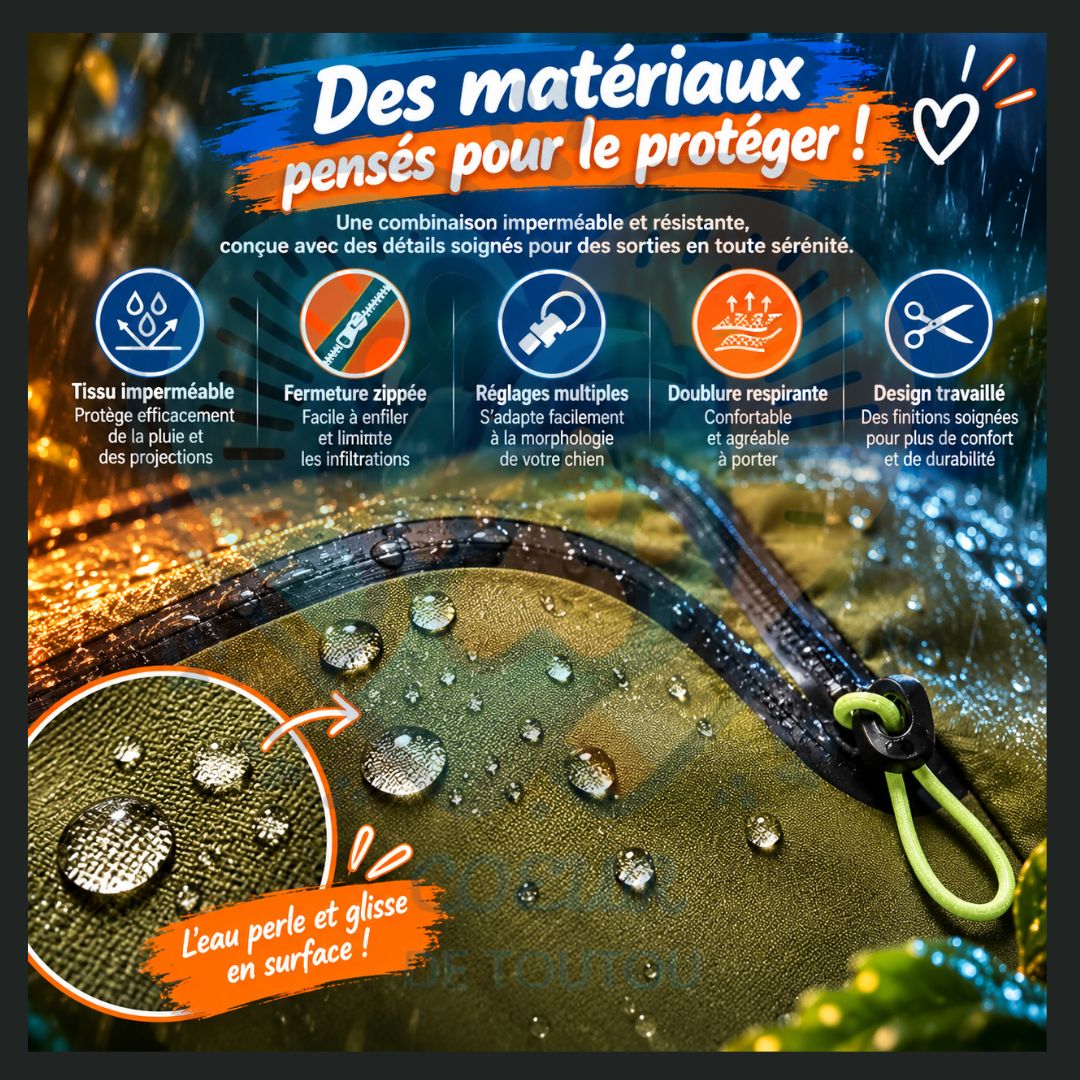 Combinaison imperméable chien 4 pattes | MUDGUARD™