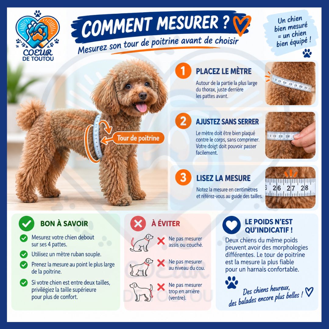 Harnais réfléchissant petit chien avec laisse 150 cm | BALAD’AIR™