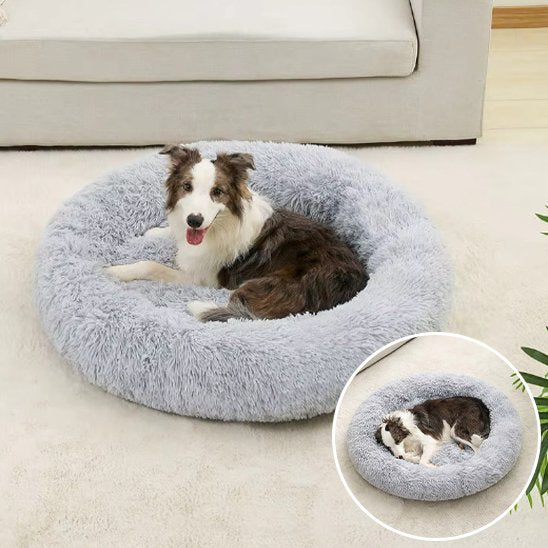 coussin ergonomique apaisant pour chien | SnowPuff™