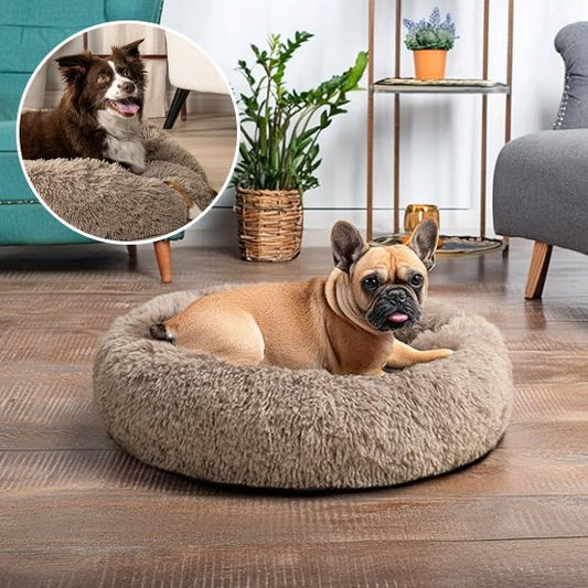 coussin ergonomique apaisant pour chien | SnowPuff™