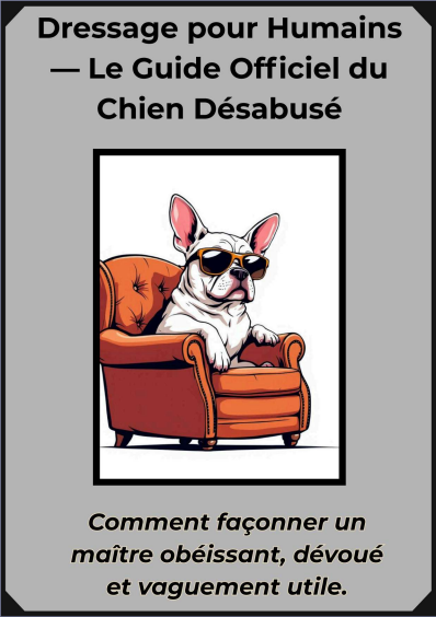 Dressage pour Humains – Ebook humour chien | Cœur de Toutou