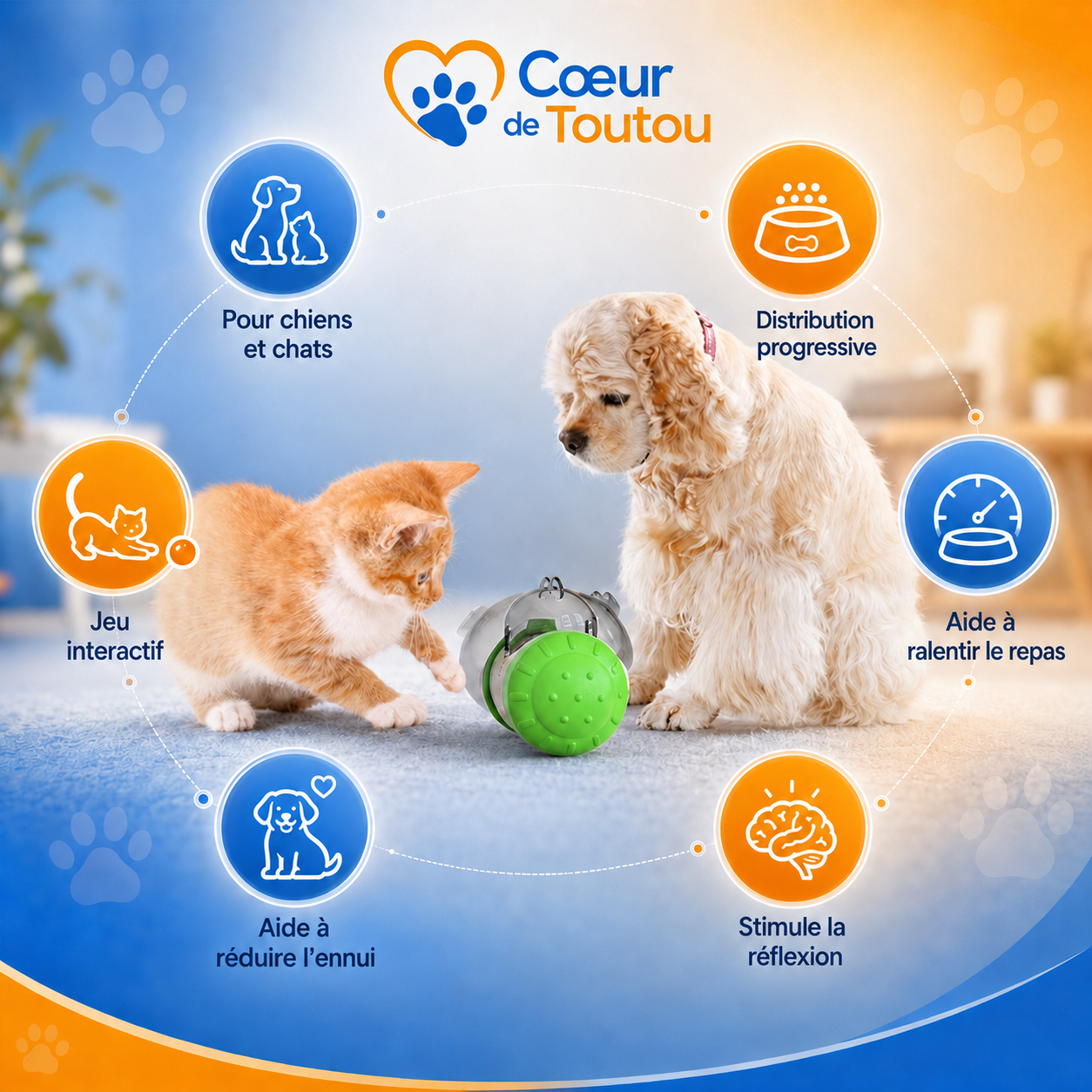 distributeur friandises chien