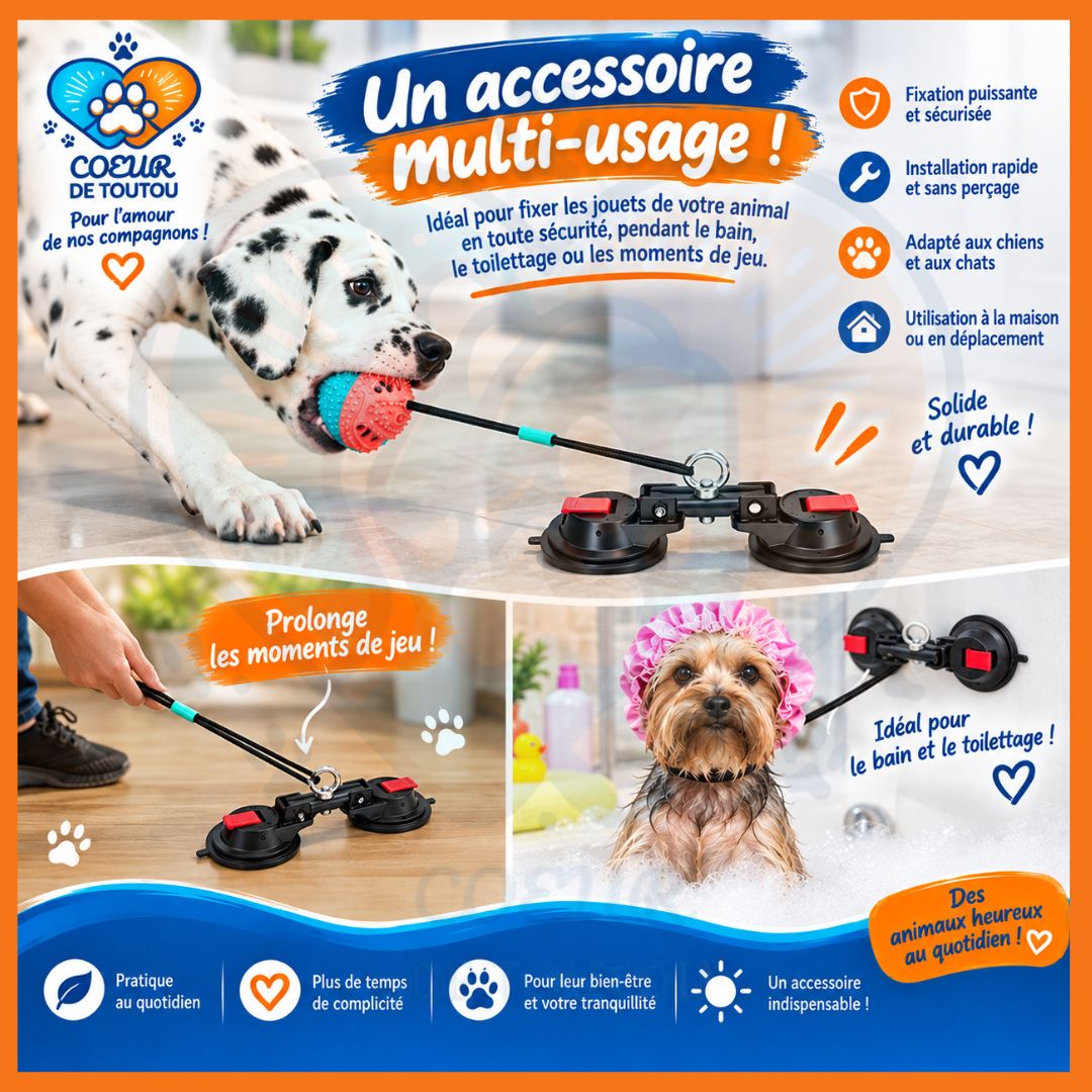 Ventouse de fixation avec anneau d’ancrage | DUO’GRIP™