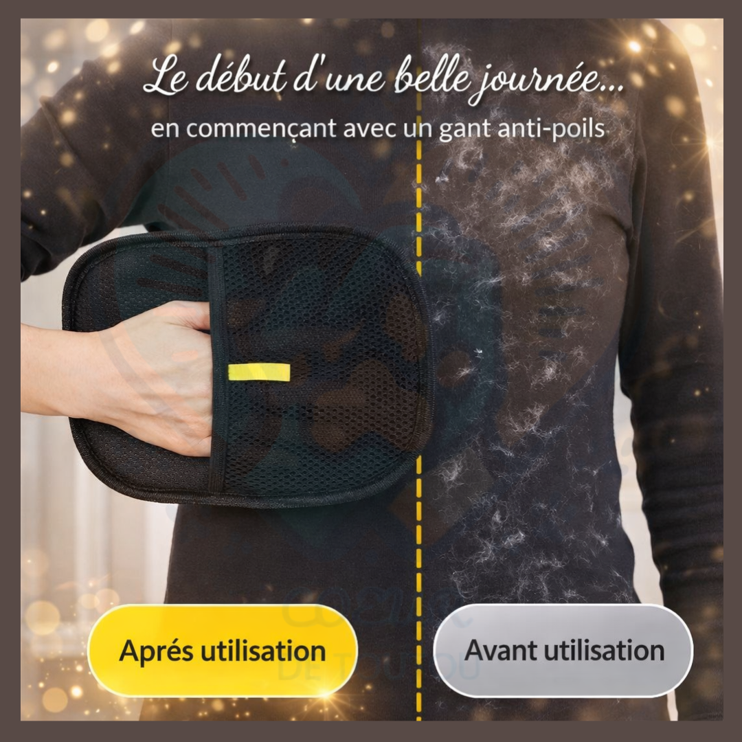 Gant anti-poils réutilisable pour chien et chat – FurClean™