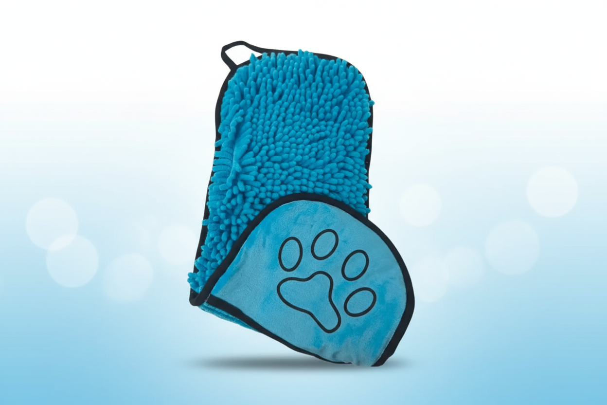 gants de toilettage pour chien