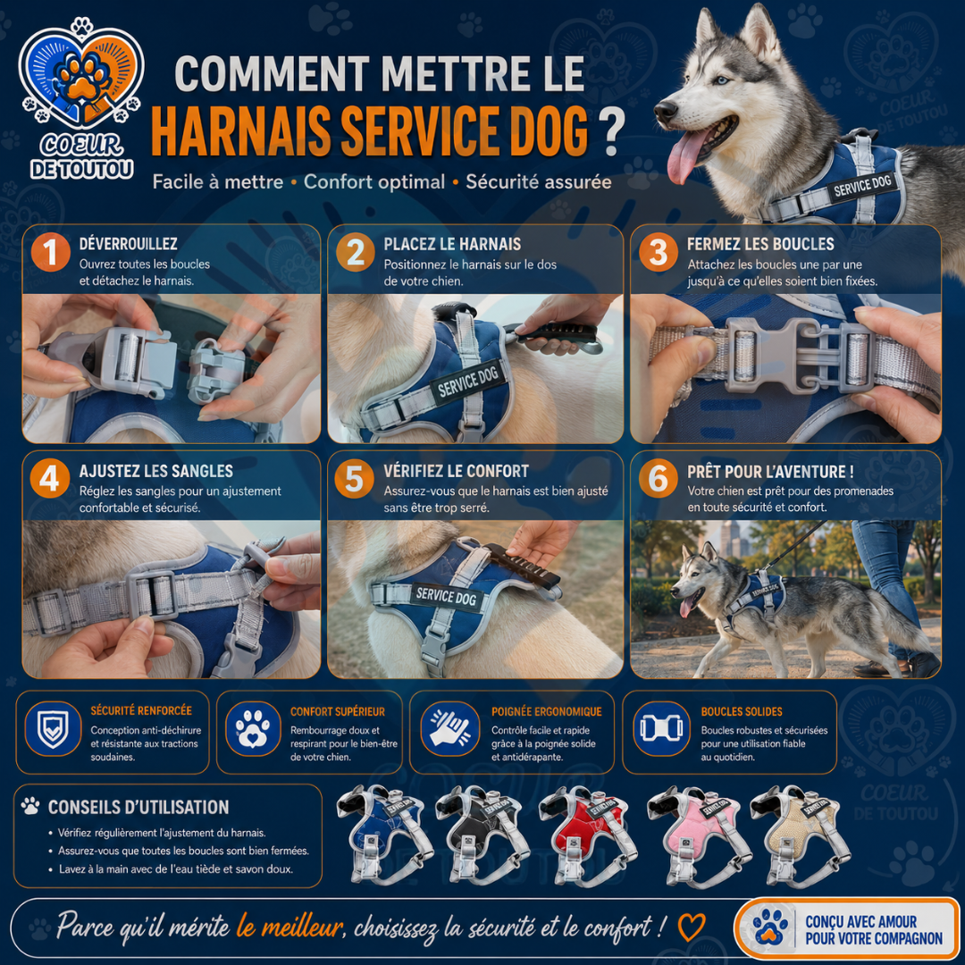 harnais anti traction pour chien pawcontrol