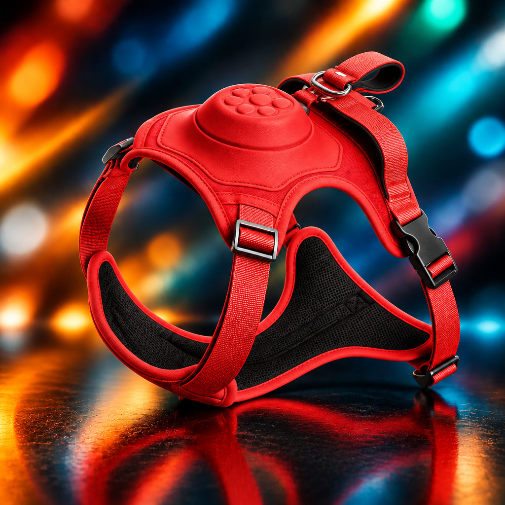 HARNAIS POUR CHIEN AVEC LAISSE RETRACTABLE 