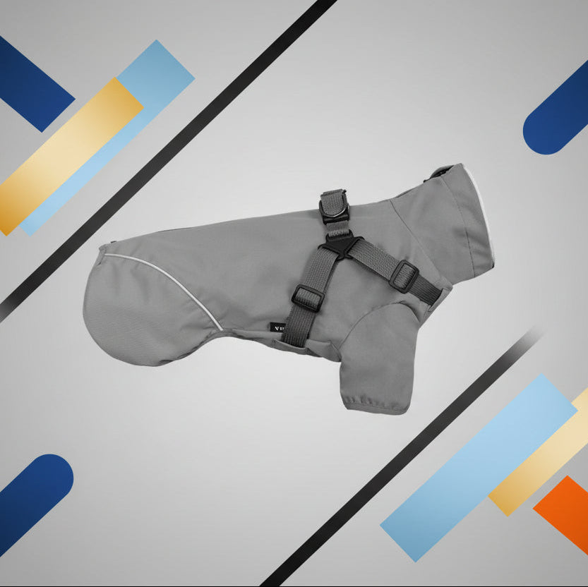 imperméable pour chien avec harnais