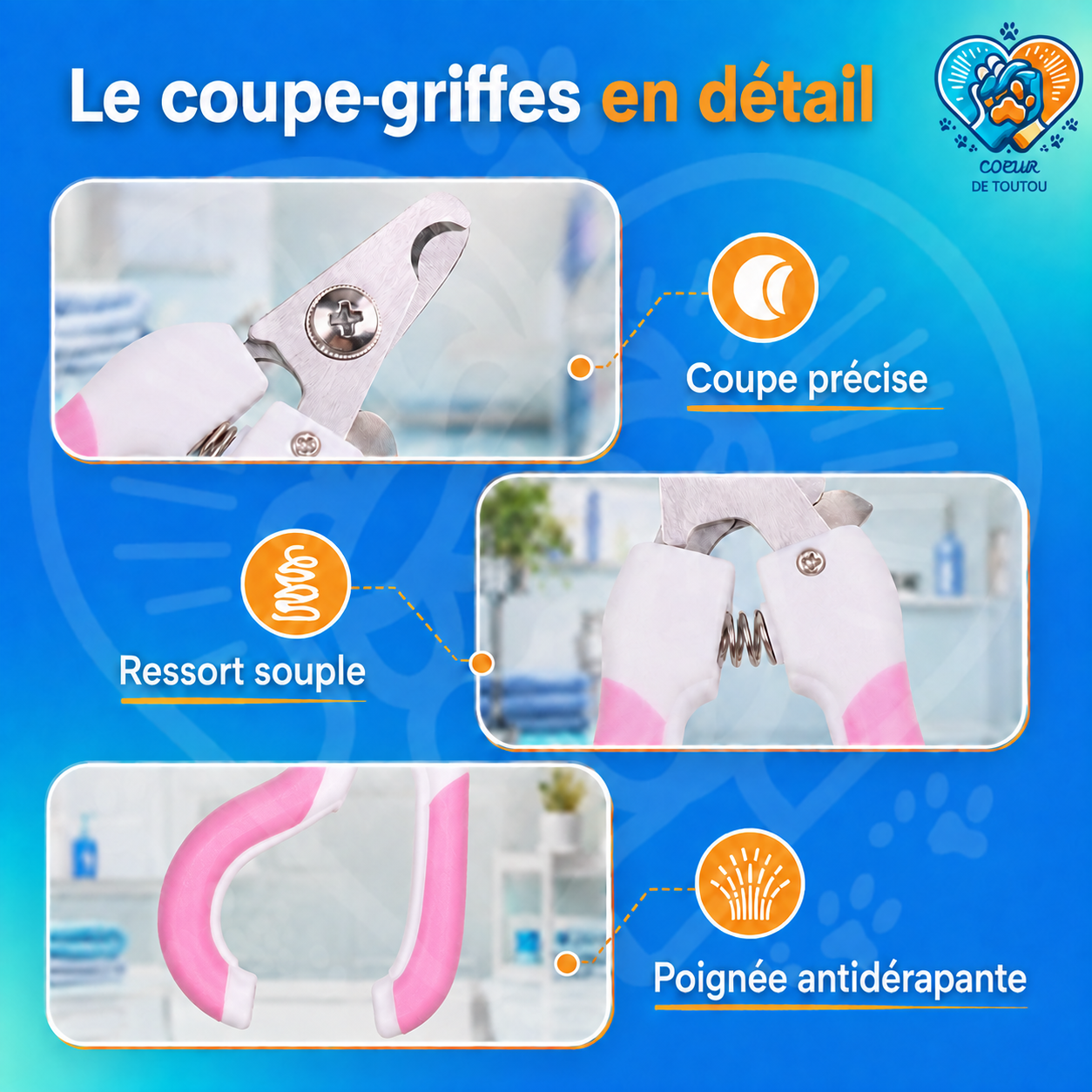 kit de toilettage complet pour chien