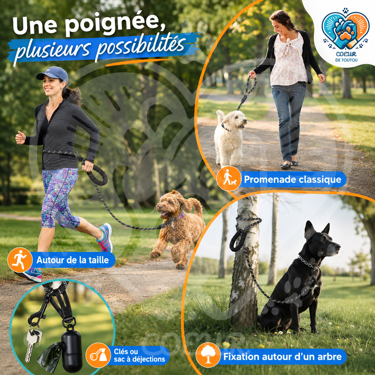 laisse reflechissante pour chien