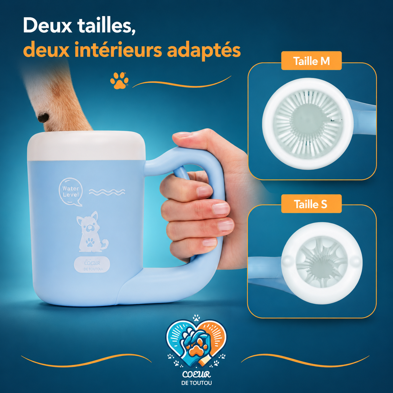 lave pattes pour chien
