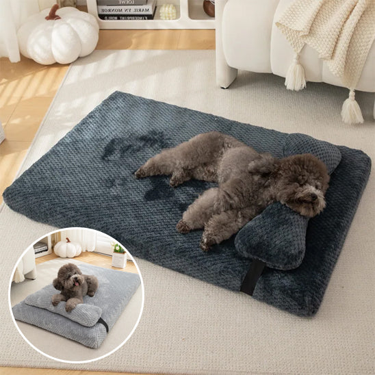 Lit pour chien avec oreiller intégré | Doodream™