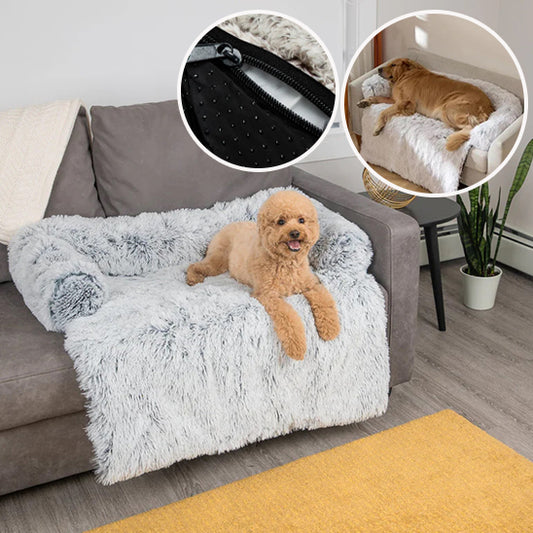 Lit Protège-Canapé pour Chien |  SofaShieldNest™ - Moelleux et Apaisant