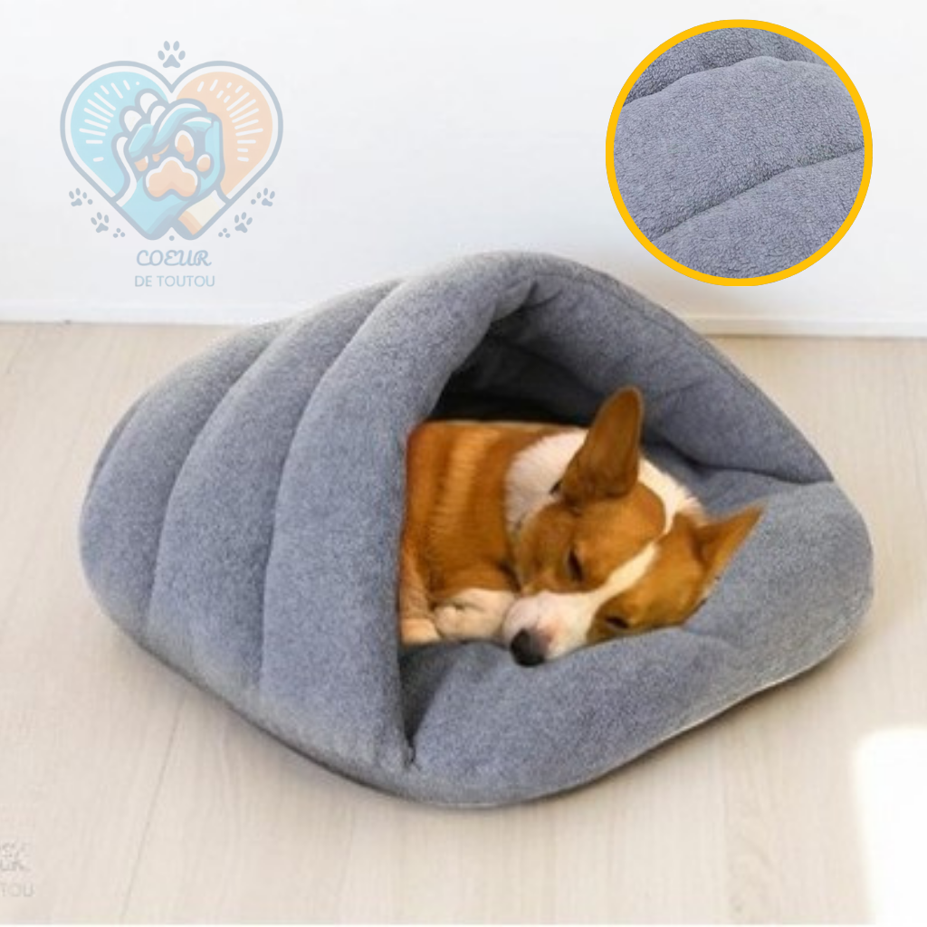 Niche pour Chien Cocoon Lavable | Nid Secret™