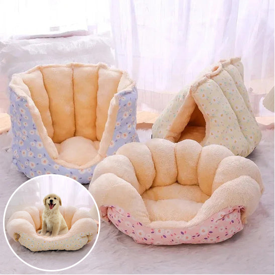Panier royal pour chien - Panier transformable 3-en-1 | Royal Douceur™