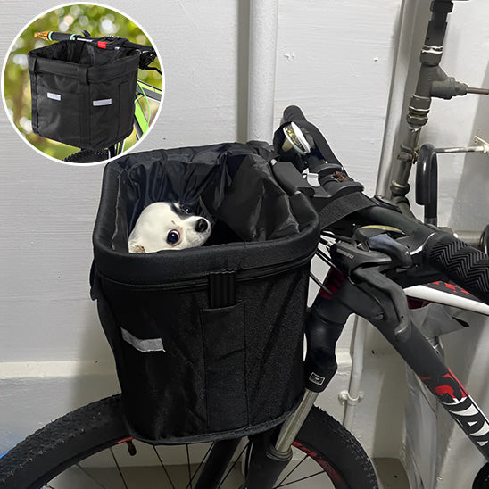 Panier Vélo pour Chien | BikeBuddy™ Étanche & Amovible