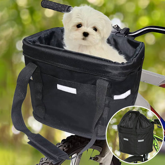 Panier Vélo pour Chien | BikeBuddy™ Étanche & Amovible