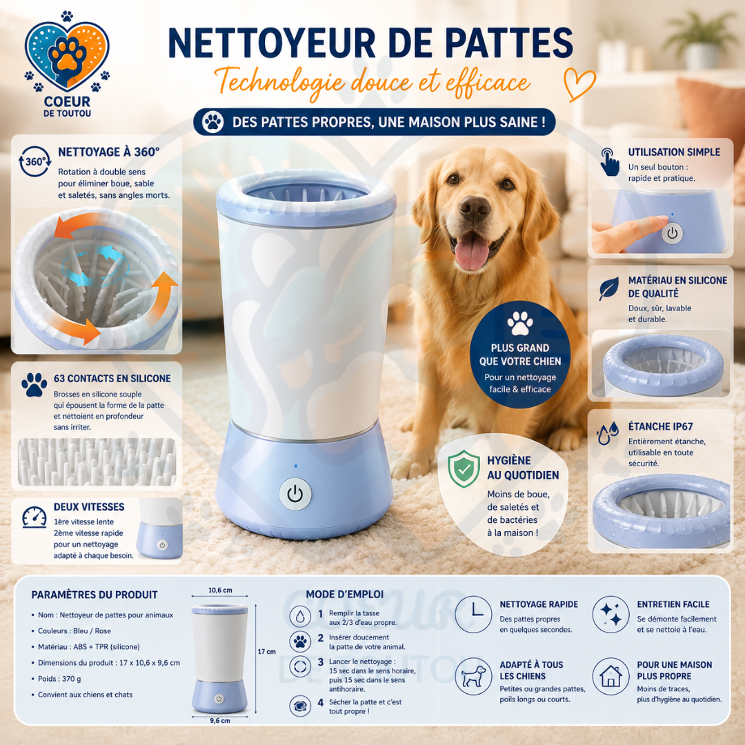 nettoyeur de pattes electrique