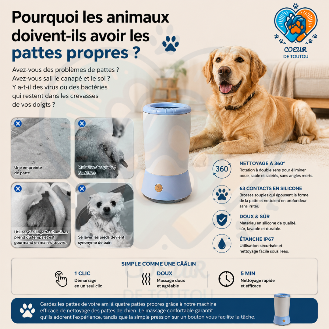 nettoyeur de pattes electrique