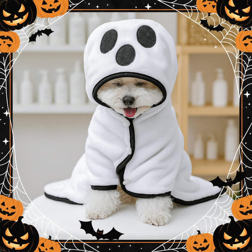 peignoir pour chien
